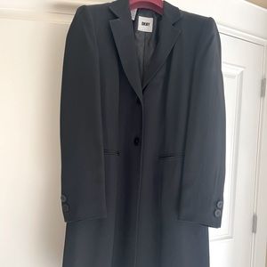Brand-new black DKNY coat, size 4